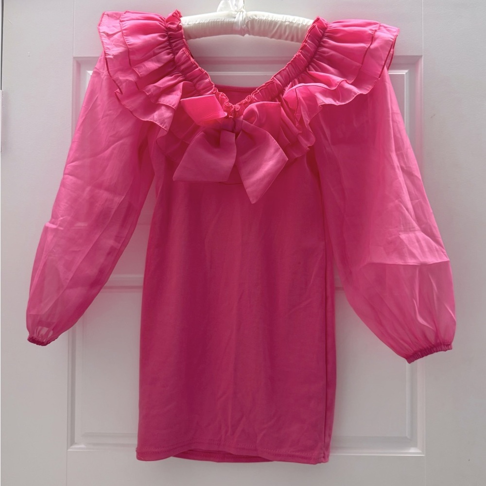 Girls SHEIN Pink Blouse, sz 10Y